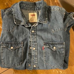 Levi denim shirt jacket